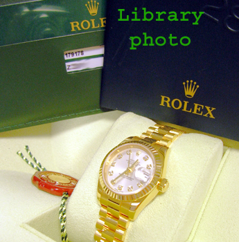 <b>UNWORN</b> lady's 18ct Datejust model 179178 with a beautiful silver / diamon