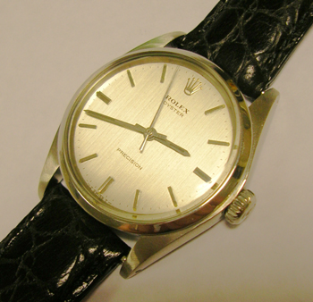 Classic 1960's Rolex Oyster strap watch, manual wind. Just had £100 service!
