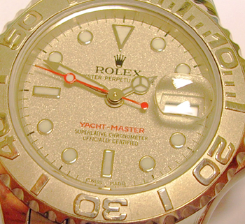 Approx 2002 lady's steel / platinum Yachtmaster. Nearly £1,000 less than a new o