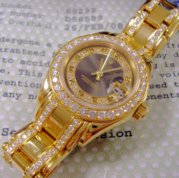 18ct yellow gold Master-piece model 69298 (later known as model 80298) with ALL 