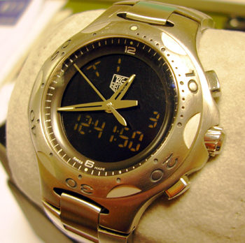 Stunning <b>Tag Heuer</b> Kirium F1 chronograph model CL111A with original boxes