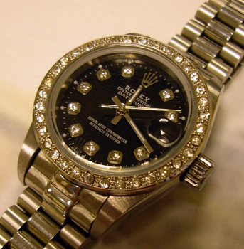 Early 2008 and still they come . . . this <b>fake lady's Rolex</b> purporting to