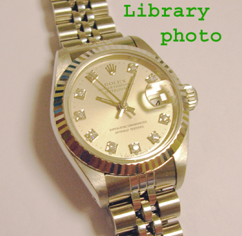 Steel & white metal Datejust model 69174 with Jubilee bracelet and <b>silver / d