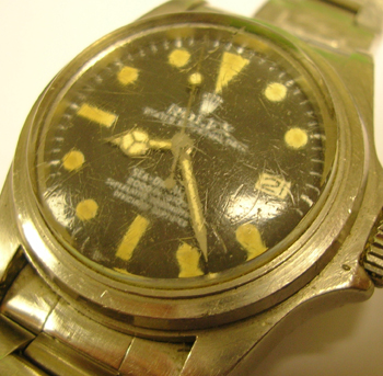 Sometimes a watch which looks as battered as anything can still be worth thousan