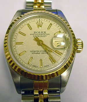 Datejust, sapphire glass model, serviced 2004
