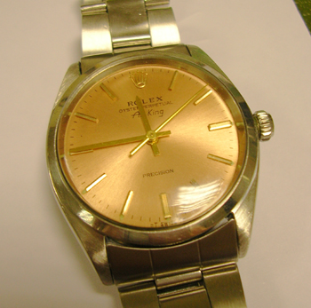 1960s' Rolex Air-King, great first Rolex at a bargain price because the dial and
