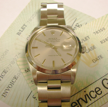 Rare "Air-King-Date" model 5700N from the late 1980s, complete with original box
